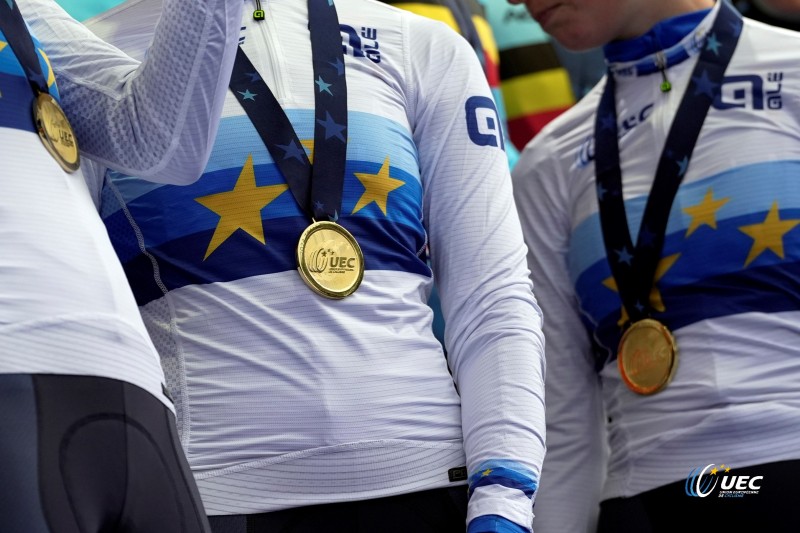 2024 UEC Road European Championships - Limburg - Flanders - Elite Team Time Trial Mixed Relay 52,3 km - 12/09/2024 -  - photo Luca Bettini/SprintCyclingAgency?2024